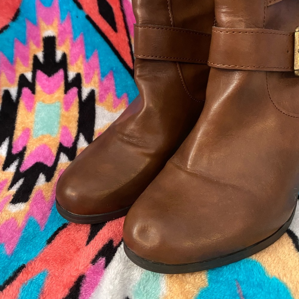 Style & Co Rudyy Slouchy Brown Boot - Picture 6 of 8